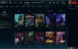 Conta Unranked LOL - Nvl 30 c/ Skin Épica