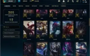 Conta unranked com 23 Skins e 66 Champs (Ex Platina)