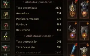 Conta Diablo Immortal Cruzado Paragon 160+ 3900 TC