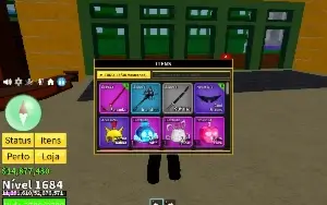 Conta no Roblox Blox Fruits PC LEV 1684