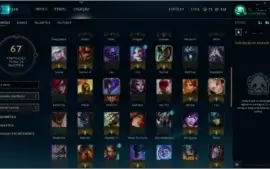 CONTA LOL PRATA IV - 98 CHAMPS 29 SKINS