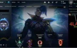 CONTA LOL 320 SKINS - ALL CHAMPIONS - 520 ICONES - LVL 255