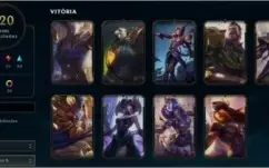 CONTA LOL 320 SKINS - ALL CHAMPIONS - 520 ICONES - LVL 255