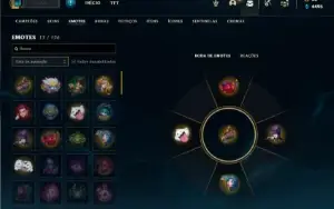 Conta Unranked com 35 Champs e 17 Skins