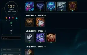 Conta League of Legends Full Acesso - 76 Champs e 42 Skins