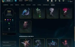 (Conta Main) League Of Legends + Platina + 122 Skins + Croma