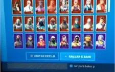 vendo de conta fortinite
