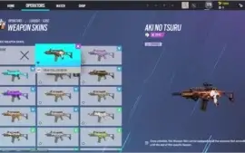 Conta Rainbow Six Pc com Aki no Tsuru e Blue Nebula