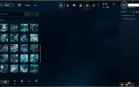 Conta lol 100+ skins (com várias legados) e skin no valorant