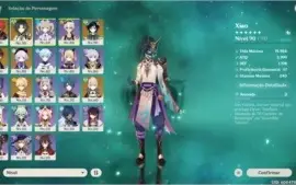 Genshin Impact - AR 54/13 itens ⭐⭐⭐⭐⭐