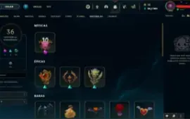 Conta LoL Platina I / Full Champs / Nível 408 / 185 Skins