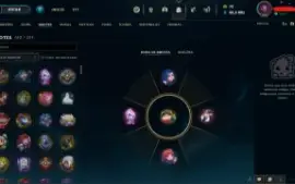 Conta LoL Platina I / Full Champs / Nível 408 / 185 Skins