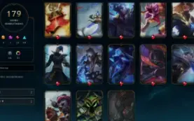 CONTA LOL EX PLATINA 14,7K EA  179 skins [faltando 7 champ]
