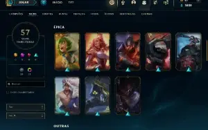 Conta Main Yasuo (550K Maestria) E Zed (340K De Maestria)
