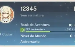 Conta AR10 com Jean, Qiqi e Lança de Jade Primitiva