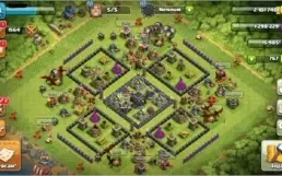 Clash of Clans Cv 9 coringa