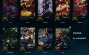 CONTA LOL MESTRE 70% WINRATE MMR CHALLENGER
