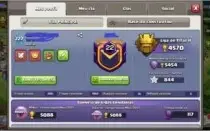 Clash Of Clans CV 14 bem upado - Barato
