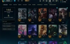 Prata 1 com 85 Champs e 24 Skins