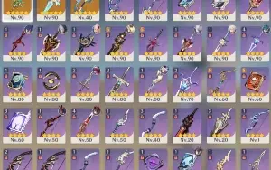 Conta Ar 57 End Game 10 5 Star 3 Armas 5 Star Genshin Impact