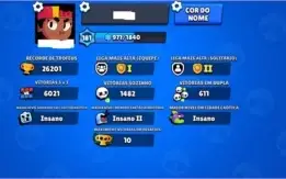 CONTA BRAWL NVL 181 + TODOS OS 51 BRAWLERS