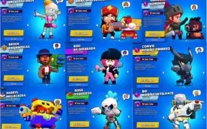 CONTA BRAWL NVL 181 + TODOS OS 51 BRAWLERS