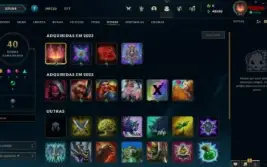 Conta Lol Ferro 4 - Skins Riven, Jinx, Nunu, Akali