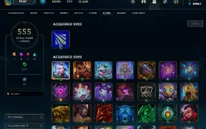 Conta lol season 12 mestre 200+ pdl / 300 skins