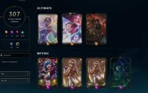 Conta lol season 12 mestre 200+ pdl / 300 skins