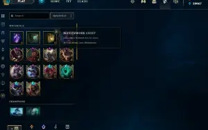 Conta lol season 12 mestre 200+ pdl / 300 skins