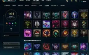 Conta lol +110 champs e 60 skins
