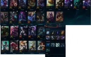 Conta lol platina 1 27 champs ótimo mmr