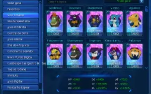 Conta EndGame LADMO - Server Alpha com 1 U - Digimon Masters