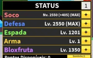⚛️Conta Blox Fruits Lvl Max + Godhuman👊 + Soul Guitar 🎸