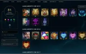 Conta League of legends 80 Campeão+ 50 Skins TOP