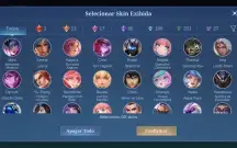 Conta ex glória mítica, com todos os heróis e 432 skins