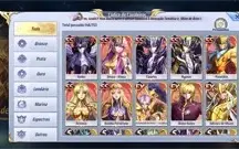 Conta lv 67 Saint Seiya Awakening