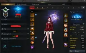 [Kazeros] Sorceress 1432.5 + 2 ALTS T3