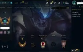 Conta de LOL Nv: 293 e 227 skins