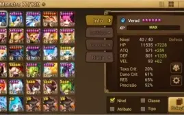 Summoners War CONTA EARLY Rica, Verad, Bellenus e Seara