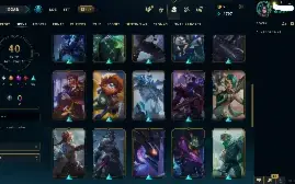 Conta Lol 40 Skins 5 Lendarias 30 Epicas