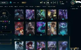 Conta Lol 40 Skins 5 Lendarias 30 Epicas