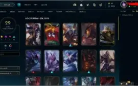 CONTA PLATINA LEAGUE OF LEGENDS