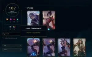 CONTA RARA *** PAX TF & RIVEN CAMPEONATO ORIGINAL
