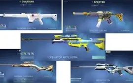 conta de valorant full skin