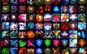 CONTA COM BORDA PLATINA,  10 GEMAS, 117 SKINS + CONTA NO PBE