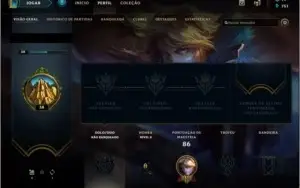 Conta Unranked, Skins, Ícones.