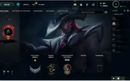Conta LOL (125 skins, 1 ultimate, 45 legado, 6 espólios)