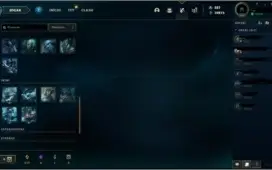 Conta LOL (125 skins, 1 ultimate, 45 legado, 6 espólios)