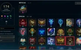 Acc 2012 lv81 2xGold 127 Campeão 49 Skin 174 Icon 42k Essen